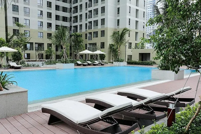 Apartman Monmon Apt - Masteri Thao Dien 2Br- Landmark 81 & Pool View Ho Si Minh-város Vietnám