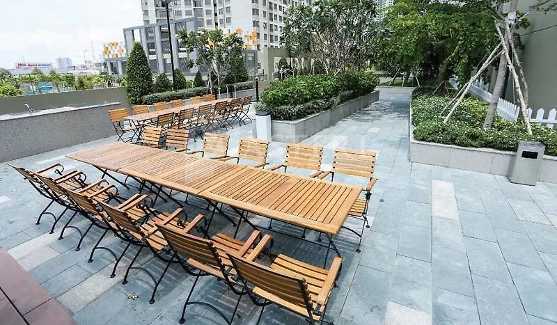 Apartman Monmon Apt - Masteri Thao Dien 2Br- Landmark 81 & Pool View Ho Si Minh-város